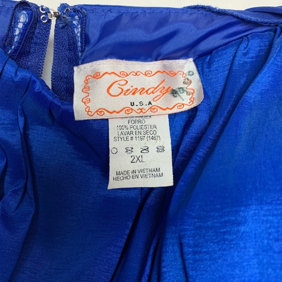 Blue Short Prom Dress - Picture 9 of 10